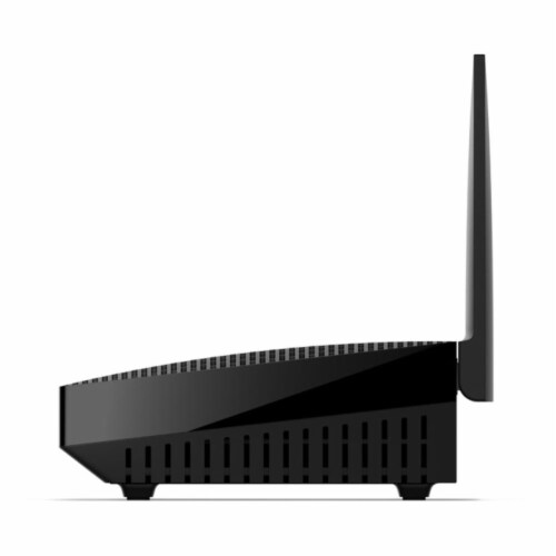 Linksys® Max-Stream® Dual-Band WiFi 6 Router Perspective: left