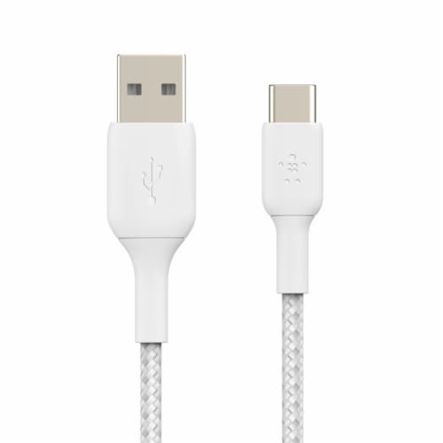 Belkin USB-C to A Cable - White Perspective: left