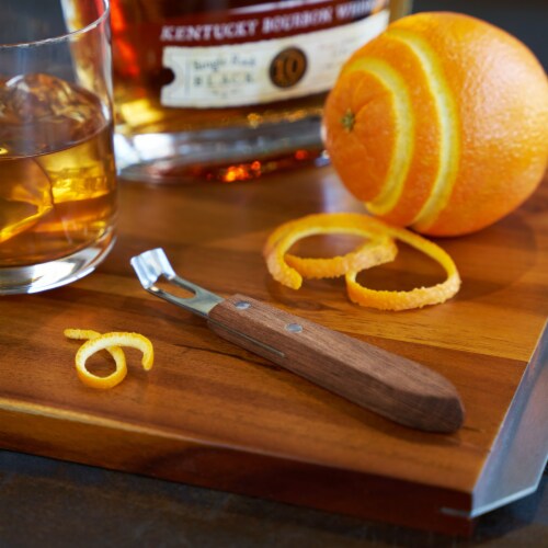 Walnut Channel Knife by ViskiÂ® Perspective: left