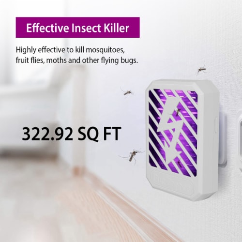 Indoor Plug In Bug Zapper UV Mosquito Insect Killer Lamp Harmless Odorless Repellent 1 Set Fred Meyer