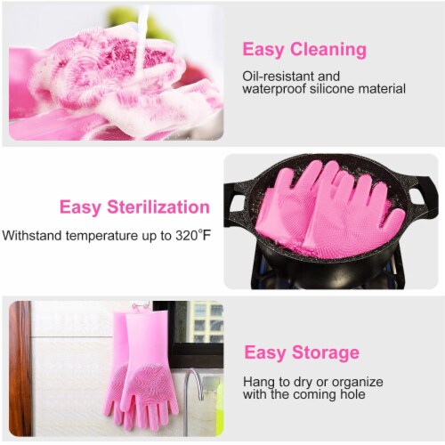 Silicone kitchen gloves hotsell