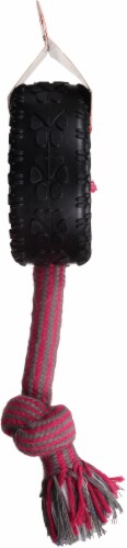 Tirebiter Medium Rope Dog Toy Perspective: left
