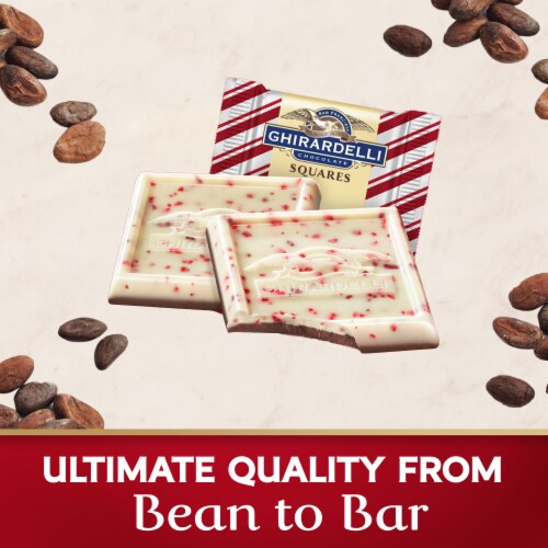 Ghirardelli Peppermint Bark Collection Chocolate Squares Perspective: left