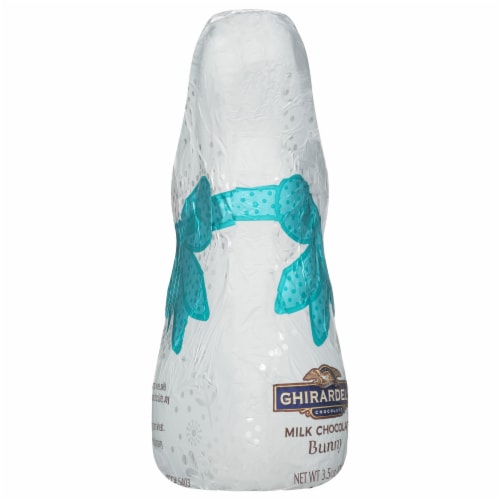 Ghirardelli® Hollow Milk Chocolate Bunny Perspective: left