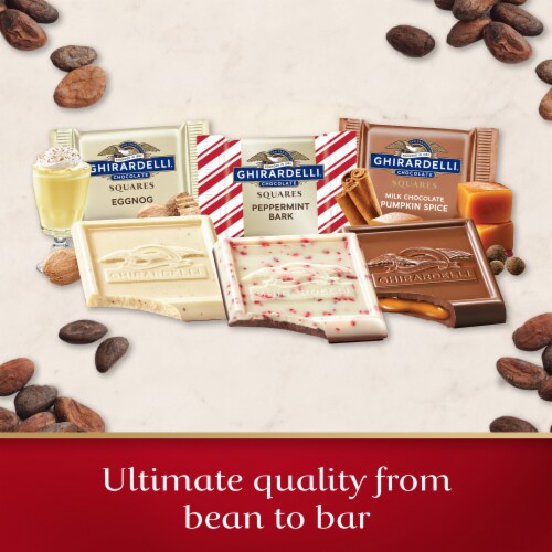 Ghirardelli Limited Edition Holiday Classic Chocolate Squares Assorted Bag Perspective: left