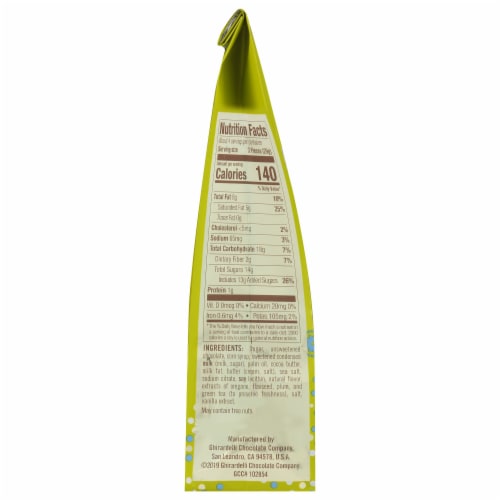 Ghirardelli Dark Chocolate Sea Salt Caramel Eggs Perspective: left