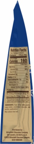 Ghirardelli Solid Milk Chocolate Bunnies Easter Candy Perspective: left