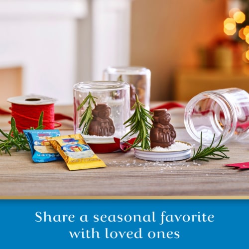 Ghiradelli® Holiday Chocolate Snowmen Assortment Perspective: left