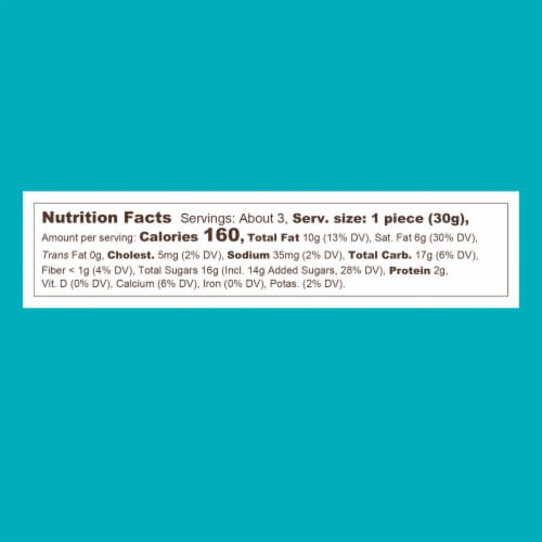 Ghirardelli® Milk Chocolate Bunny Easter Candy Perspective: left