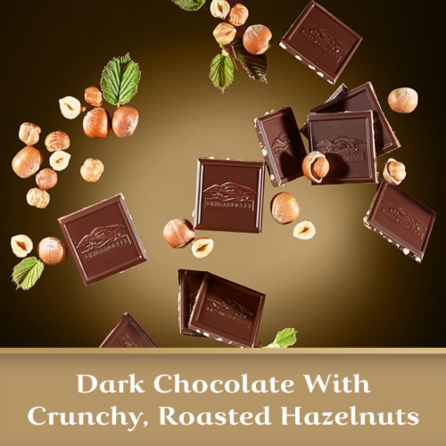 Ghirardelli® Intense Dark Hazelnut Heaven Chocolate Bar Perspective: left
