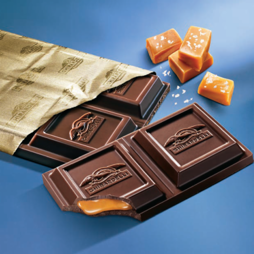 Ghirardelli Dark Chocolate Bar With Sea Salt Caramel Filling Oz