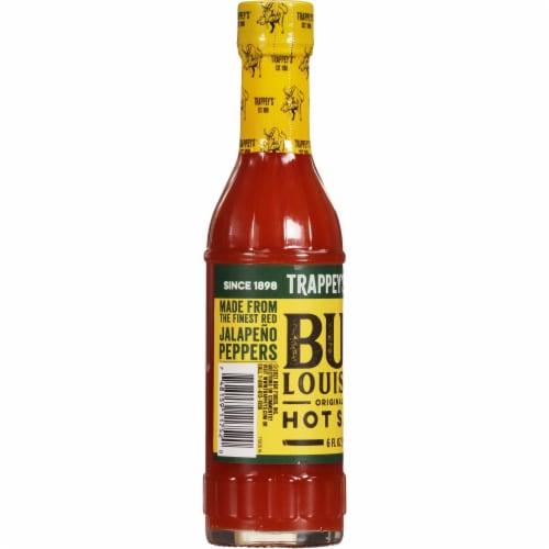 Trappey's Bull Louisiana Hot Sauce Perspective: left