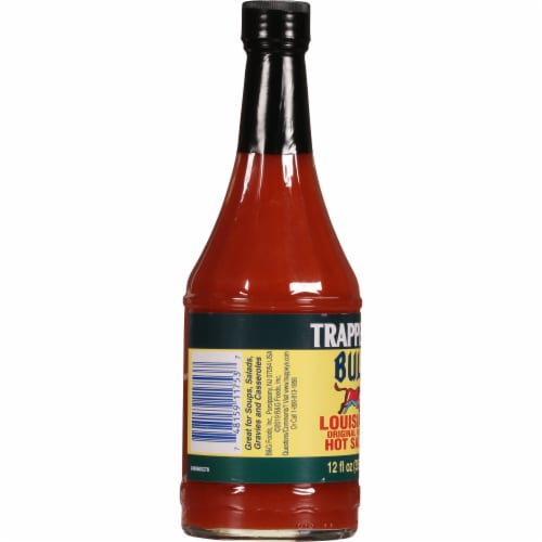 Trappey's Bull Original Louisiana Hot Sauce Perspective: left