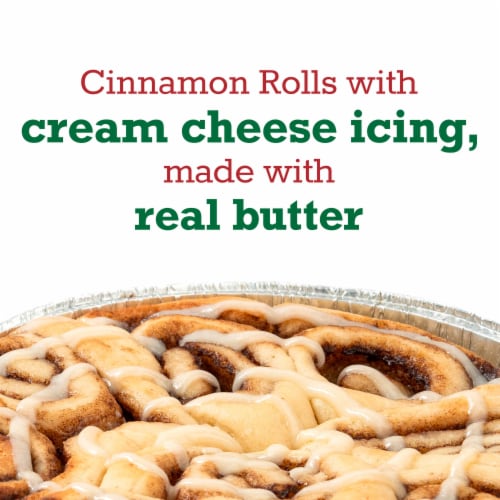 Sister Schubert's Cinnamon Rolls with Cream Cheese Icing Perspective: left