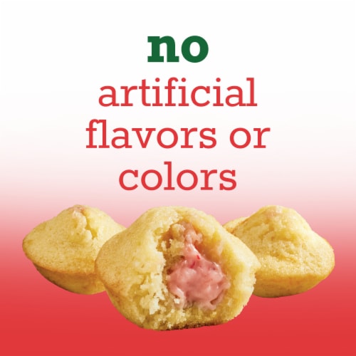 Sister Schubert’s Strawberry Shortcake Bites Perspective: left
