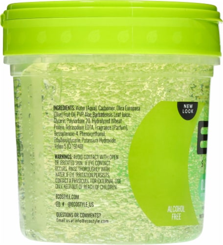 Eco Style® Olive Oil 10 Max Hold Styling Gel Perspective: left