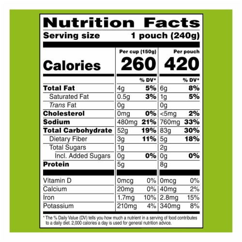 Seeds of Change Organic Spanish Style Rice With Quinoa Peppers & Corn, Organic Food, 8.5 oz Pouch Perspective: left