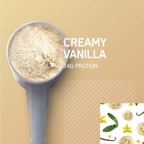 Optimum Nutrition Gold Standard 100% Micellar Casein Protein Powder, Creamy Vanilla, 1.81 Lbs Perspective: left