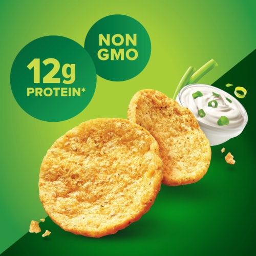 Pure Protein® Sour Cream & Onion Popped Crisps Perspective: left