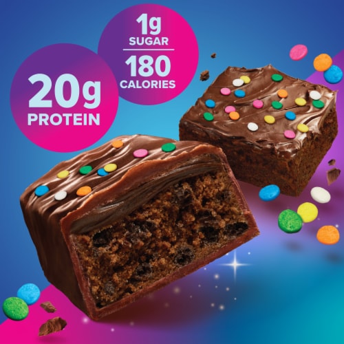 Pure Protein™ Gluten Free Galactic Brownie Protein Bar Perspective: left