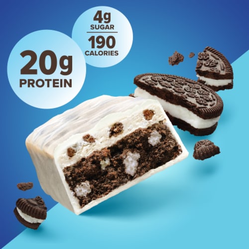 Pure Protein™ Cookies & Cream Protein Bars Perspective: left