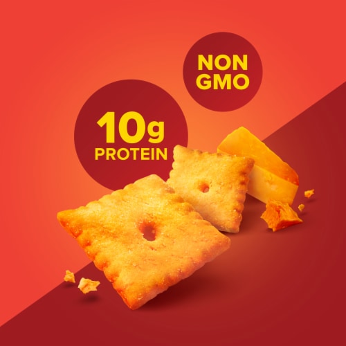 Pure Protein™ Cheddar Cheesy Crackers Perspective: left