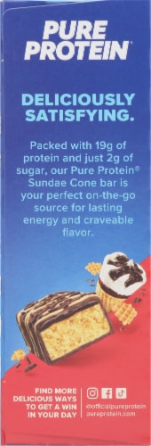 Pure Protein® Sundae Cone Gluten Free Bars Perspective: left