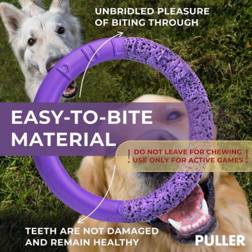 Collar Puller Outdoor Dog Ring Toys Fetch Toy For Large Dogs Outside 2 Rings 1 Ct Harris Teeter