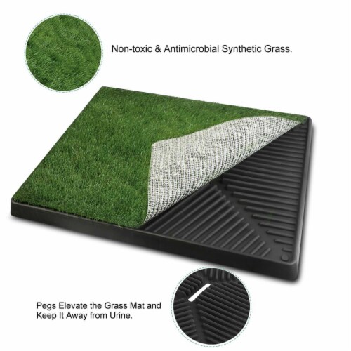 Pet training grass mat deals