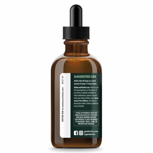 Gaia® Herbs Sinus Comfort™ Herbal Supplement Perspective: left
