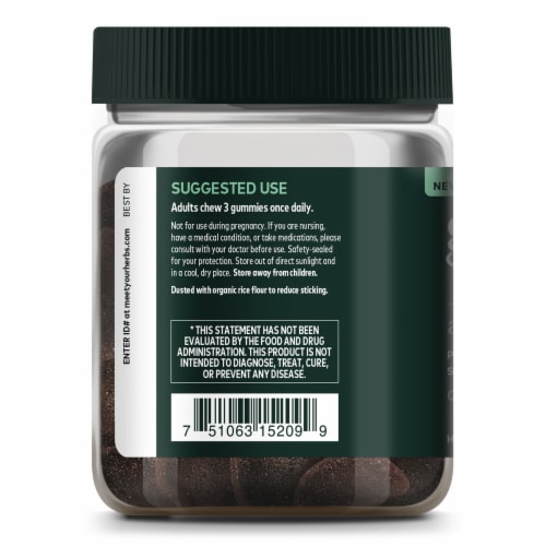Gaia Herbs® Organic Ashwagandha Gummies Perspective: left