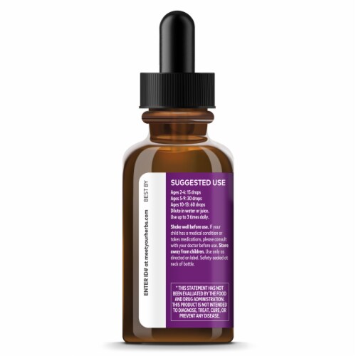 Gaia® Kids Echinacea Goldenseal Drops Perspective: left