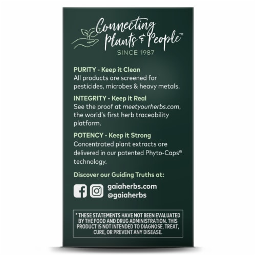 Gaia Herbs® Sound Sleep Vegan Liquid Phyto-Caps Perspective: left