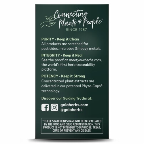 Gaia Herbs® Quick Defense Liquid Phyto-Caps Perspective: left