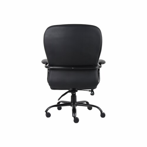 Boss Office Products CaressoftPlus Executive Big & Tall Chair Black (B990-CP) Perspective: left