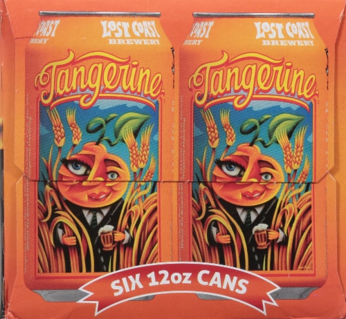 Lost Coast Brewery Tangerine Ale Beer Perspective: left