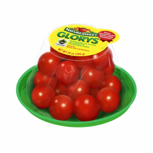 NatureSweet Glorys Fresh Ingredient Cherry Tomatoes Perspective: left