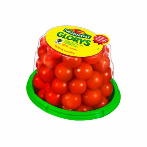 NatureSweet Glorys Fresh Ingredient Cherry Tomatoes Perspective: left