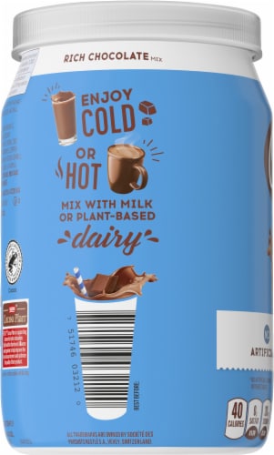Ovaltine® Rich Chocolate Milk Mix Perspective: left