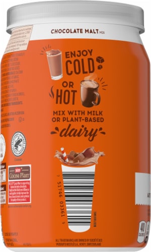 Ovaltine® Chocolate Malt Mix Perspective: left