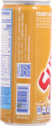Supligen® Peanut Flavored Liquid Meal Supplement Shake Perspective: left