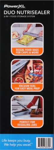 Spectrum Brands PowerXL Duo NutriSealer Vacuum Sealer Perspective: left