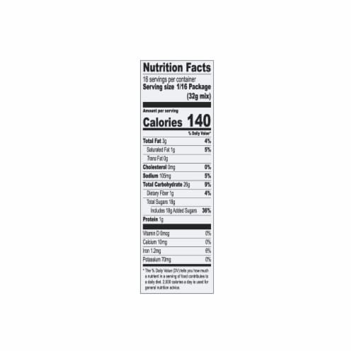 Ghirardelli Double Chocolate Premium Brownie Mix With Chocolate Chips 18 oz (Pack of 14) Perspective: left
