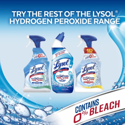 Lysol Hydrogen Peroxide Toilet Bowl Cleaner (Pack of 8) Perspective: left