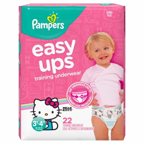 Pampers Easy Ups Girls' Training Pants (Pack of 2), 2 pack 