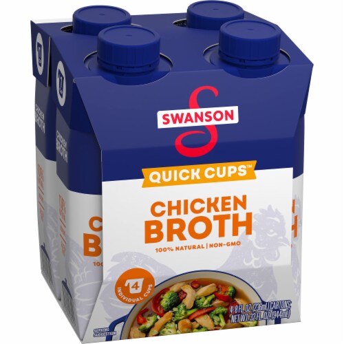 Swanson Chicken Broth Quick Cups (Pack of 14), 14 packs - Fry’s Food Stores