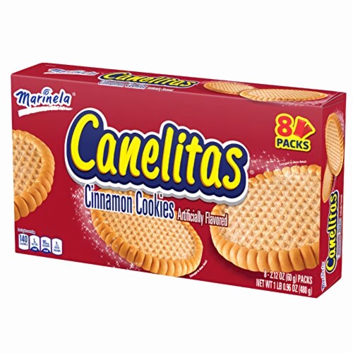 Marinela, Canelitas, Flavored Cookies, Cinnamon (Pack of 32) Perspective: left