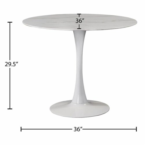 36 inch round white dining table deals