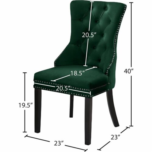 Meridian furniture nikki velvet dining chair deals