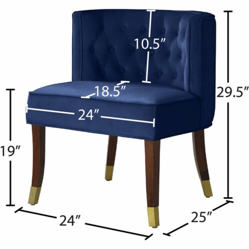 Meridian Furniture Perry Velvet Dining Chair Meridian Furniture Perry Velvet Dining Chair
